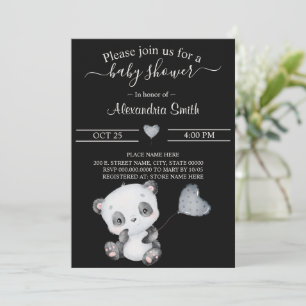 Baby Panda   Baby Shower Invitation