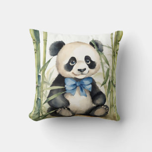 Baby Panda Bear Boys  Cushion