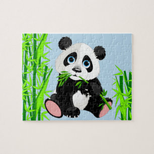 Baby Panda Bear Game Puzzle