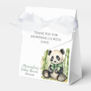 Baby Panda Bear Gender Neutral Baby Shower Favour Box