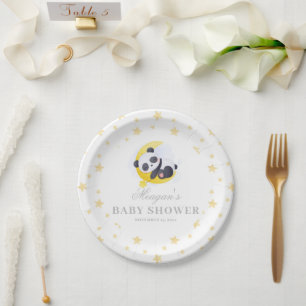 Baby Panda Brunch Baby Shower Paper Plates