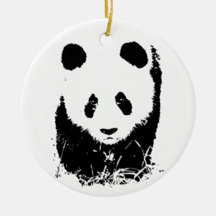 Baby Panda Ceramic Tree Decoration
