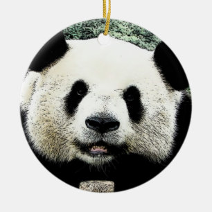 Baby Panda Ceramic Tree Decoration