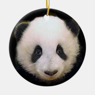 Baby Panda Ceramic Tree Decoration
