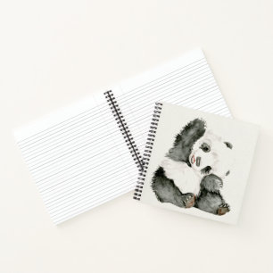 Baby Panda Cute & Furry Notebook