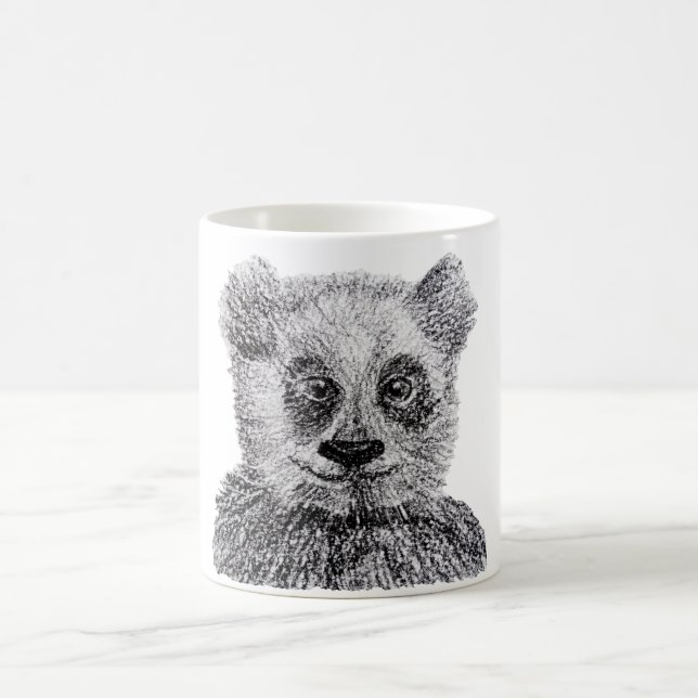 Baby Panda Drawing Mug (Center)