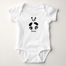Baby Panda Girl Boy t-shirt White Pink Blue