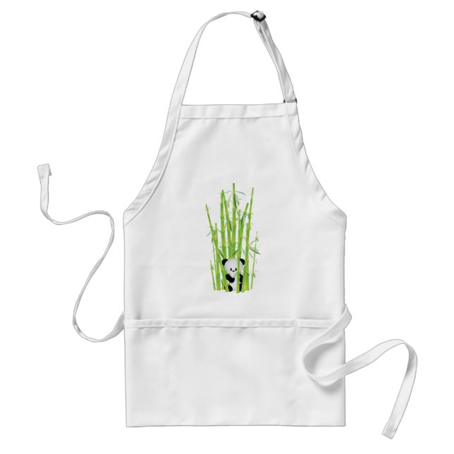 Baby Panda in Bamboo Forest Standard Apron (Front)