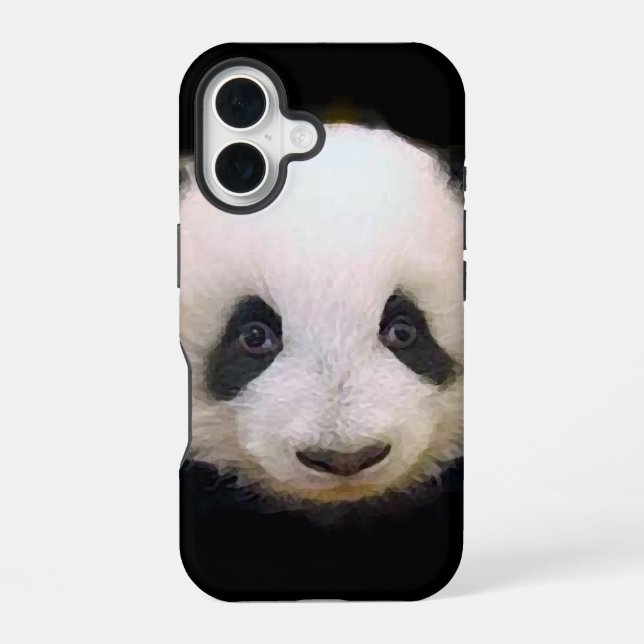 Baby Panda iPhone 16 Case (Back)