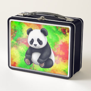 BABY PANDA Metal Lunchbox
