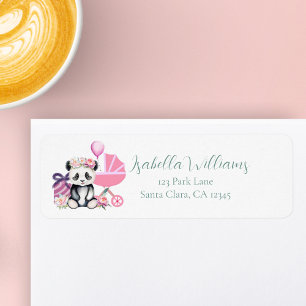 Baby Panda Peonies Jungle Baby Shower Gifts