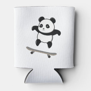 Baby Panda Skateboard Can Cooler
