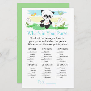 Baby panda What's in your purse game