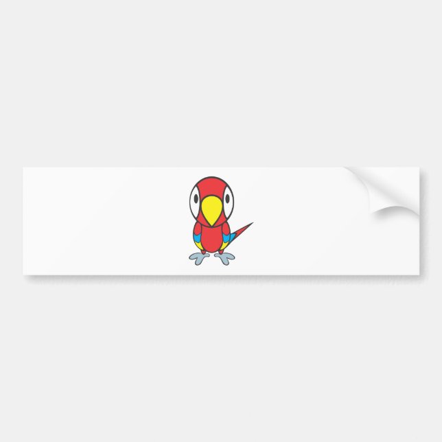 Baby Parrot Bumper Sticker (Front)