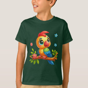 Baby Parrot- design by Maaya_P, Boy's Deep forest T-Shirt