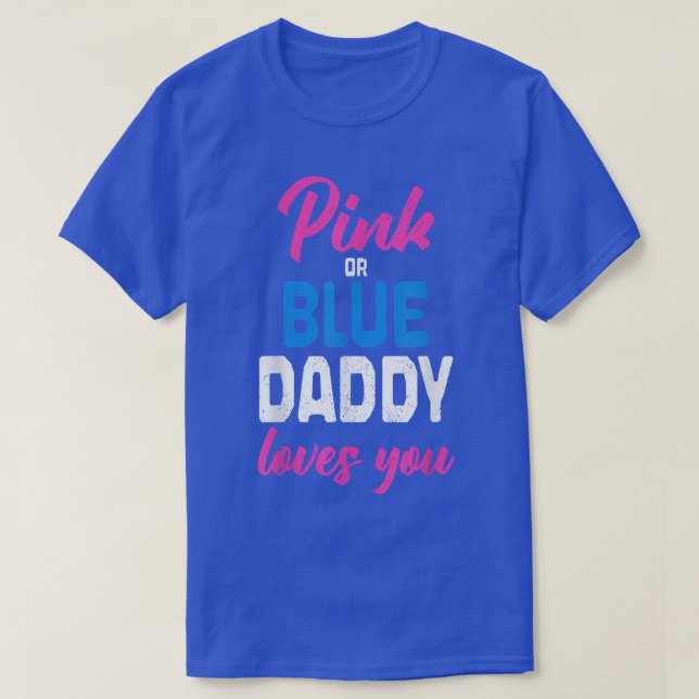 Baby Party Future Daddy Baby Announcement Gender R T-Shirt (Design Front)