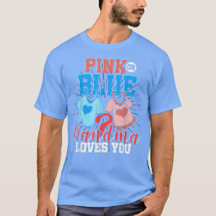 Baby Party Grandma Gender Reveal Party Granny Gend T-Shirt