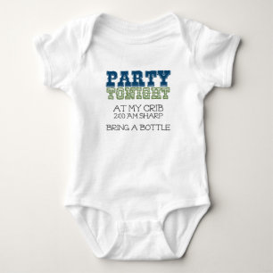 Baby Party Tonight at My Crib Bodysuit