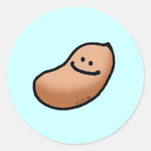 Baby peanut classic round sticker