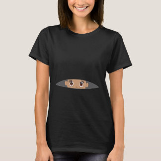 Baby Peeking [Med Skin / Brown Eyes] T-Shirt