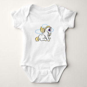 Baby Pegasus with binky - Blonde Bodysuit