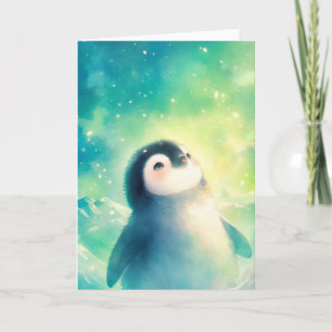 Baby Penguin Awe Card