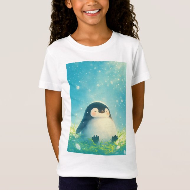 Baby Penguin Chilling T-Shirt (Front)