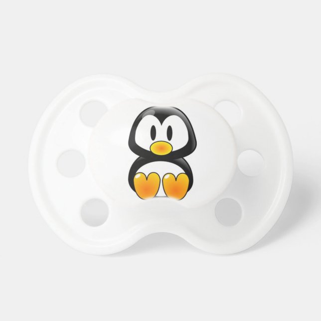 Baby Penguin Custom Pacifier (Front)