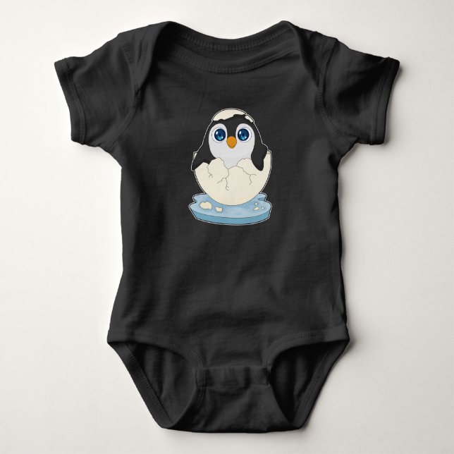 Baby Penguin Egg Bodysuit (Front)