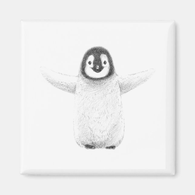 Baby Penguin Magnet (Front)