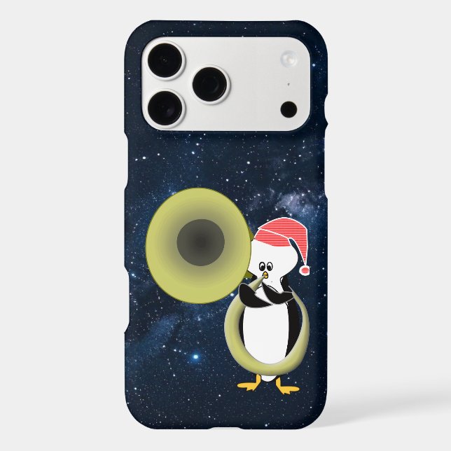 Baby Penguin Playing Tuba (Back)