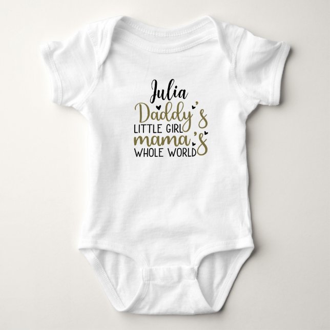 Baby Personalised Bodysuit (Front)