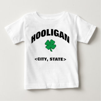 Baby Personalised Irish Hooligan T-Shirt