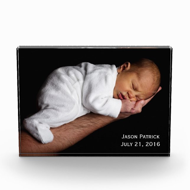Baby Photo Acrylic Photo Block (Front)