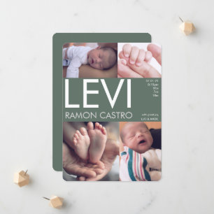 BABY PHOTO ANNOUNCMENT ANNOUNCEMENT