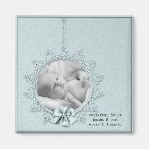 Baby Photo Birth Announcement Magnets