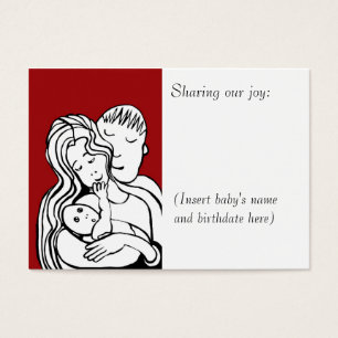Baby photo card