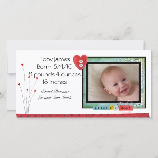 Baby Photo card (Front)