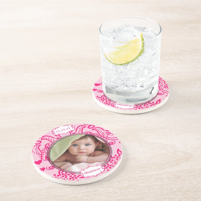 Baby Photo Coaster (Side)
