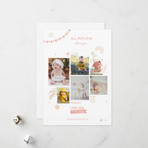 Baby Photo Collage template