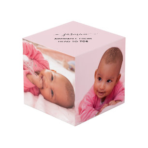 Baby Photo Cube Adorable from Head to Toe