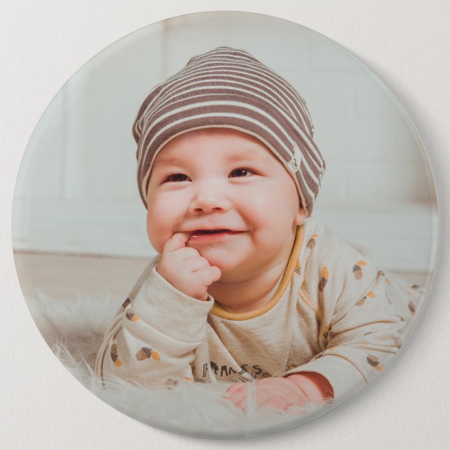 BABY PHOTO CUSTOM BIG BUTTON (Front)