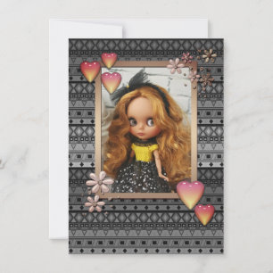 Baby photo dolls, dolls, personalised, hobby announcement