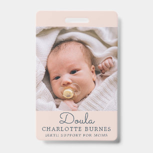 Baby Photo Doula Badge ID Badge