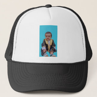 Baby photo logo design on cap