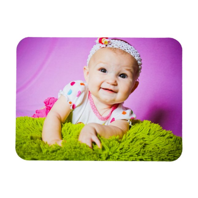 Baby Photo Magnet (Horizontal)