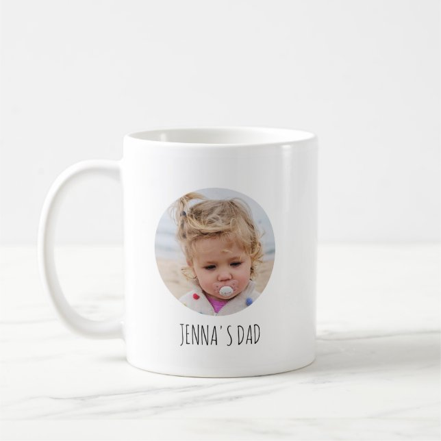 Baby Photo Mug for Dad Personalised (Left)