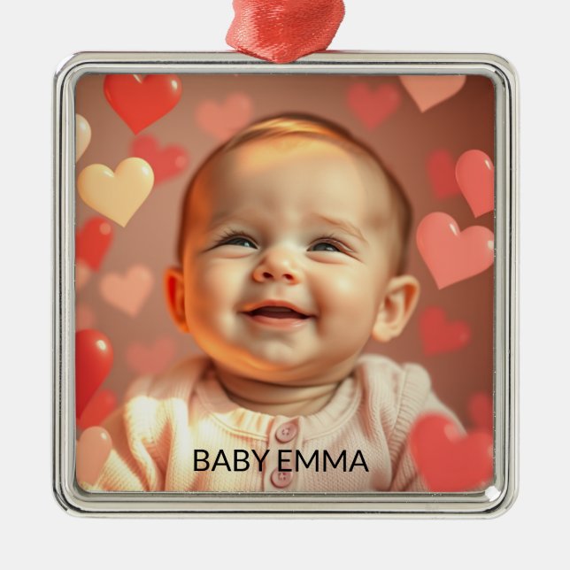 Baby Photo Ornament (Front)