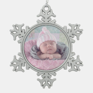Baby Photo Personalised Christmas Ornament