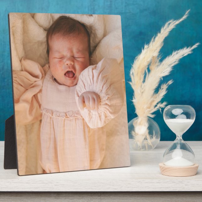 Baby Photo Plaque (Side)
